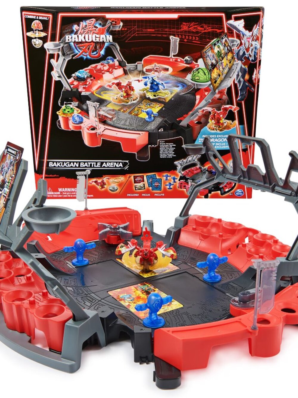 Bakugan Battle Arena Playset with Special Attack Dragonoid Action Figure - New